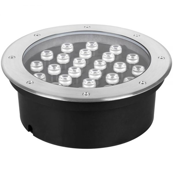 Светильник тротуарный, 24LED, 2700К, 24W, 250*H90mm, IP67, SP2708